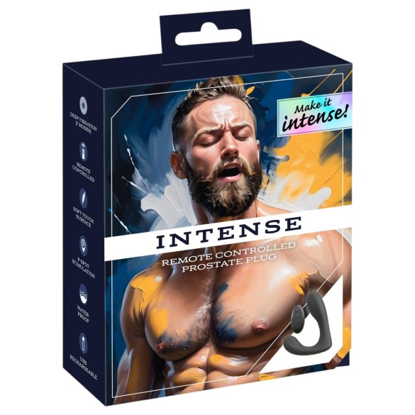 Intense - vibromasseur prostatique télécommandé (noir)