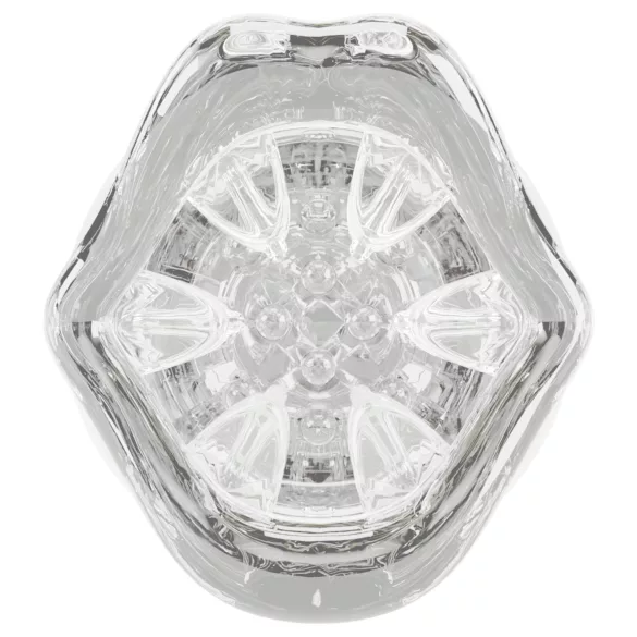 Stroker - masturbateur vibrant rotatif - transparent