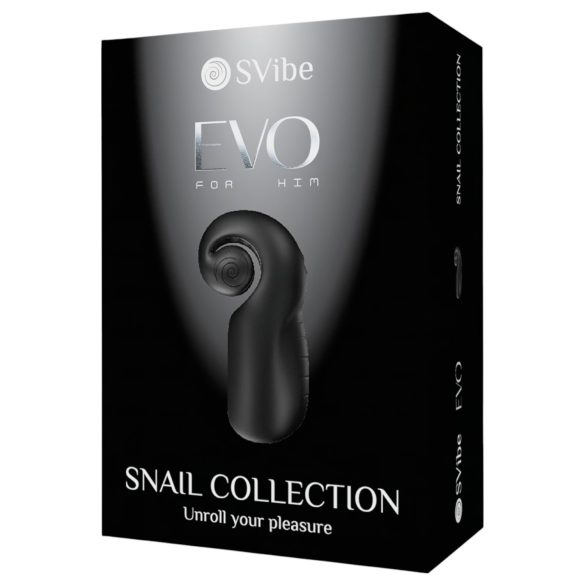 SVibe EVO - masturbateur étanche rechargeable - noir