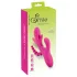 SMILE - vibromasseur triple avec languette (rose)