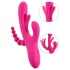 SMILE - vibromasseur triple avec languette (rose)