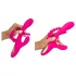 SMILE - vibromasseur triple avec languette (rose)
