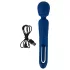 Smile - Vibromasseur 2-en-1 avec langue (bleu)
