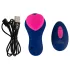 Smile - Vibromasseur culotte télécommandé - silicone bleu