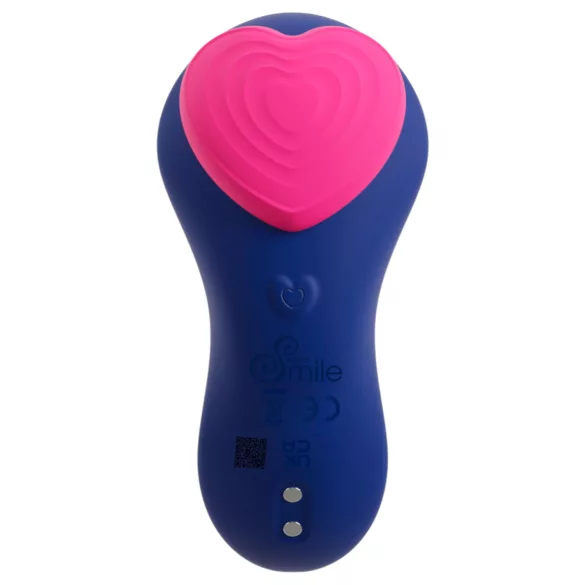 Smile - Vibromasseur culotte télécommandé - silicone bleu