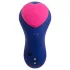 Smile - Vibromasseur culotte télécommandé - silicone bleu