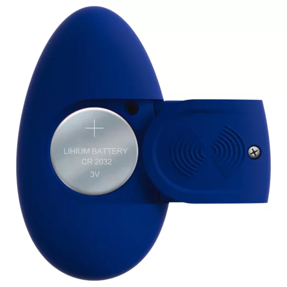 Smile - Vibromasseur culotte télécommandé - silicone bleu