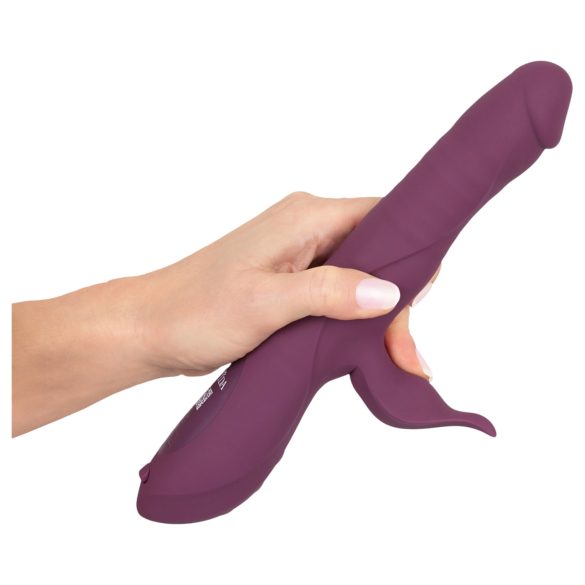 Javida - Vibromasseur 3 en 1 à billes rotatives et va-et-vient - violet