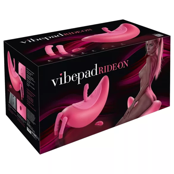 VibePad Rideon - stimulateur G-spot et clitoris vibrant - rose