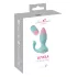 Beau Coeur Juvela - plug anal vibrant - silicone turquoise