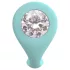 Beau Coeur Juvela - plug anal vibrant - silicone turquoise