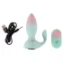 Beau Coeur Juvela - plug anal vibrant - silicone turquoise
