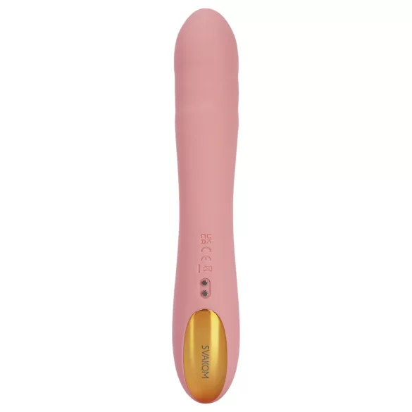Svakom - vibromasseur à va-et-vient connecté - silicone rose