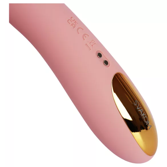 Svakom - vibromasseur à va-et-vient connecté - silicone rose
