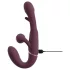 Javida - vibromasseur couple sans harnais à enfiler (violet)