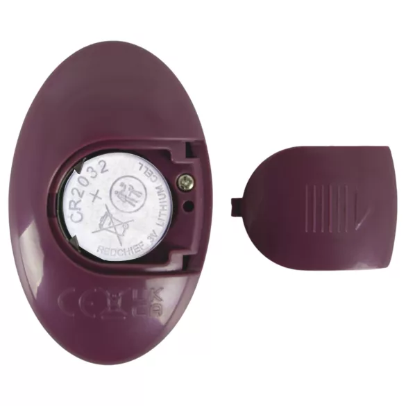 Javida - vibromasseur couple sans harnais à enfiler (violet)