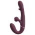 Javida - vibromasseur couple sans harnais à enfiler (violet)