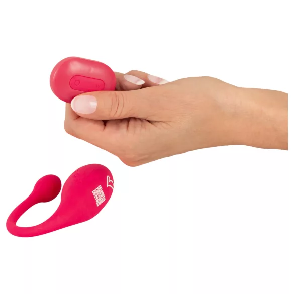 Beau Cœur Coral - œuf vibrant avec télécommande (rose)