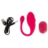Beau Cœur Coral - œuf vibrant avec télécommande (rose)