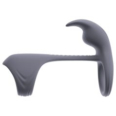   Beau Coeur Vylor - anneau pénis et testicules avec stimulateur clitoris - gris