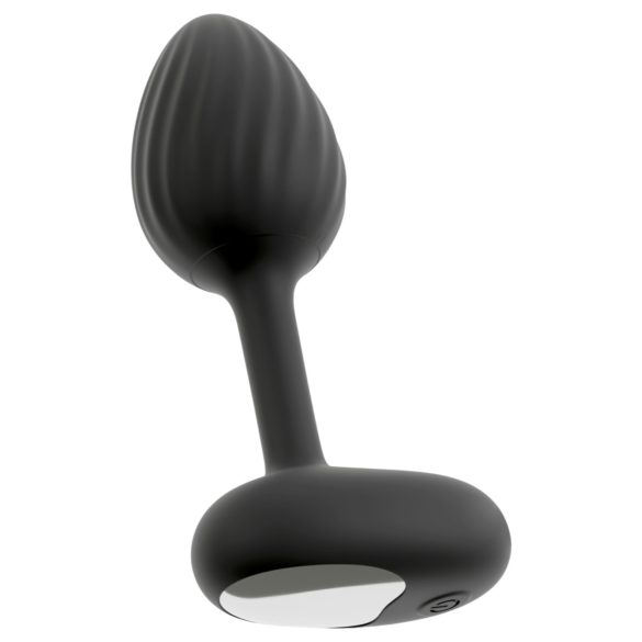 ANOS - plug anal vibrant - set de 3 - silicone noir