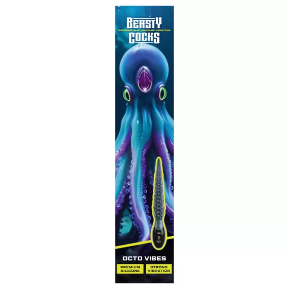 Beasty Cocks - vibromasseur tentacule - silicone vert
