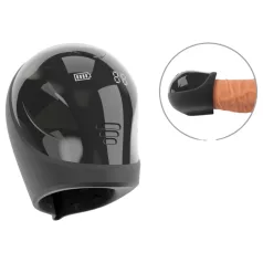 Rebel - stimulateur gland pénis étanche - silicone noir