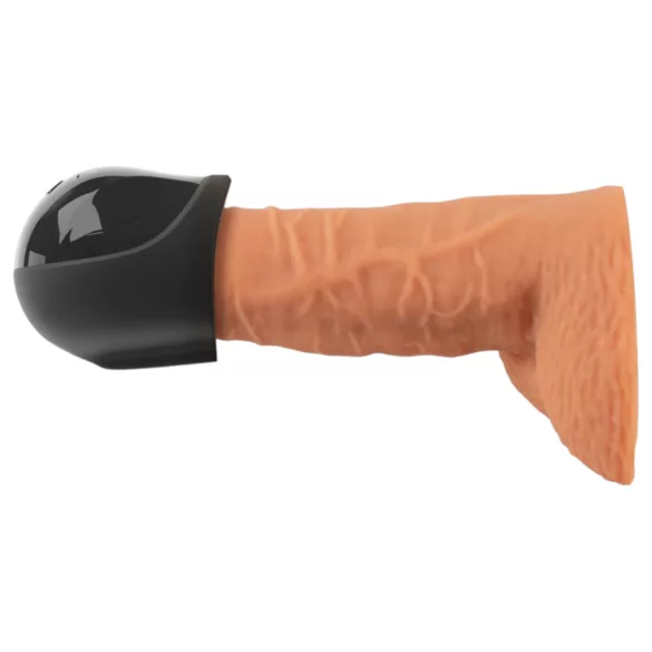 Rebel - stimulateur gland pénis étanche - silicone noir