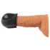 Rebel - stimulateur gland pénis étanche - silicone noir