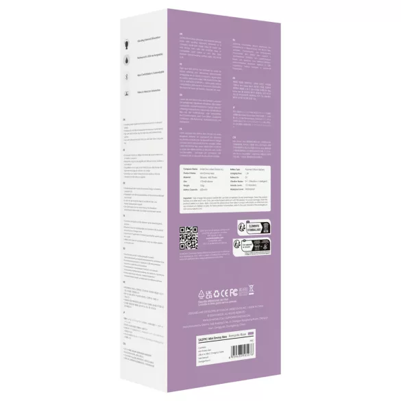 Svakom - mini vibromasseur connecté - waterproof - silicone violet