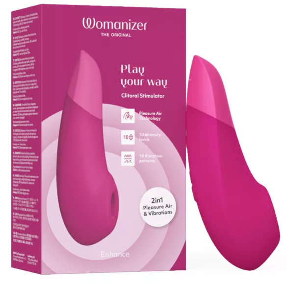 Womanizer Enhance - stimulateur clitoridien à ondes d’air (rose)