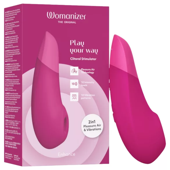 Womanizer Enhance - stimulateur clitoridien à ondes d’air (rose)
