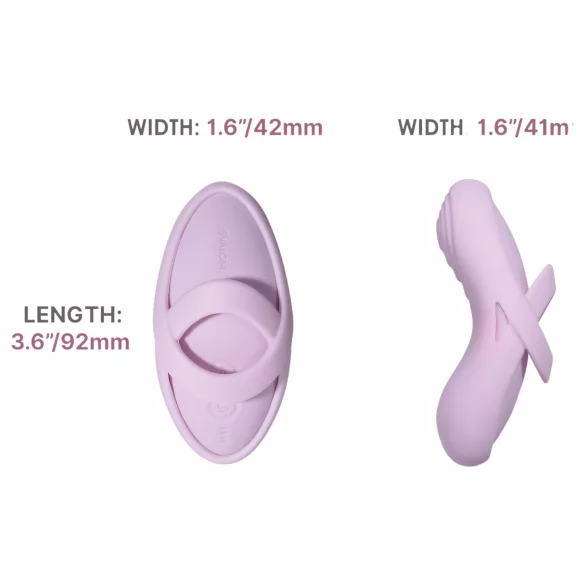 Svakom Echo 2 - vibromasseur doigt connecté - silicone rose
