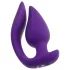 Smile - Vibromasseur anal et stimulateur clitoridien 2en1 - silicone violet