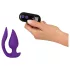 Smile - Vibromasseur anal et stimulateur clitoridien 2en1 - silicone violet