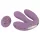 Beau Coeur Mireva - vibromasseur triple stimulation télécommande silicone violet