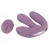 Beau Coeur Mireva - vibromasseur triple stimulation télécommande silicone violet