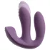 Beau Coeur Mireva - vibromasseur triple stimulation télécommande silicone violet