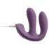 Beau Coeur Mireva - vibromasseur triple stimulation télécommande silicone violet