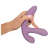 Beau Coeur Mireva - vibromasseur triple stimulation télécommande silicone violet