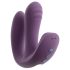 Beau Coeur Mireva - vibromasseur triple stimulation télécommande silicone violet