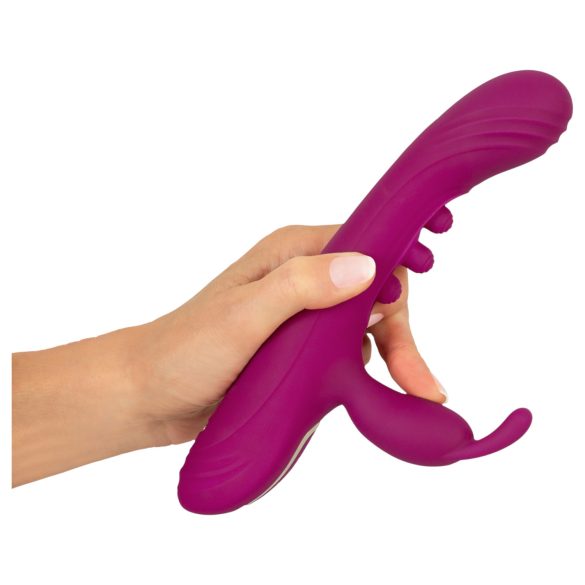 Javida - vibromasseur rabbit à billes pour stimulation clitoridienne - violet
