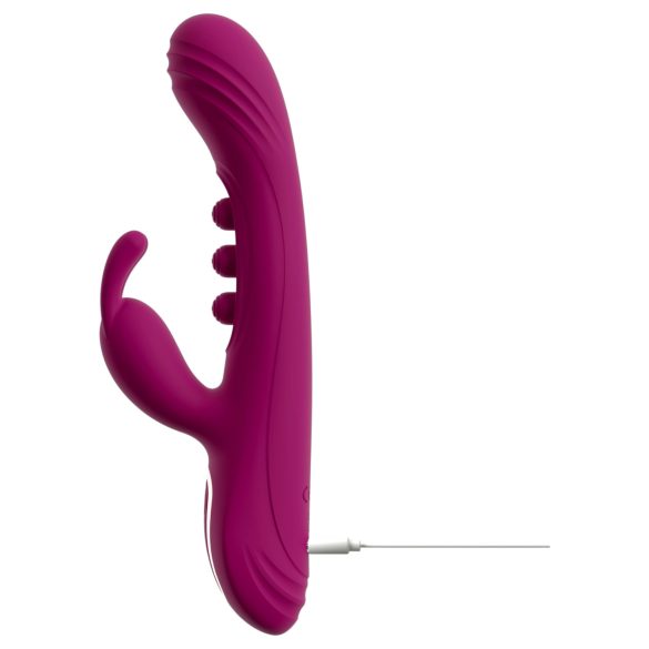 Javida - vibromasseur rabbit à billes pour stimulation clitoridienne - violet
