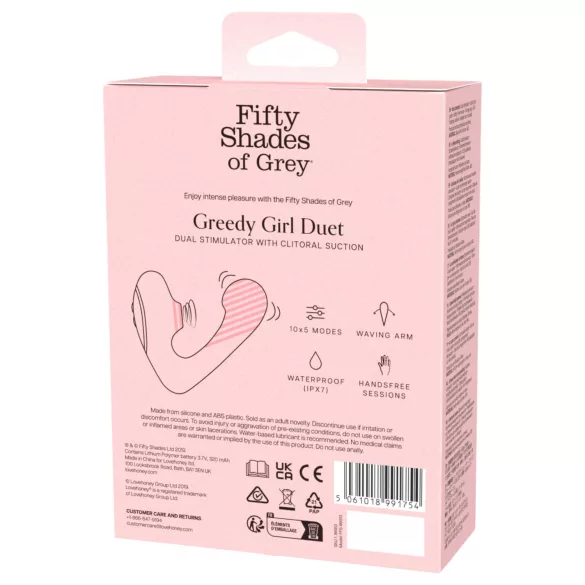 Fifty Shades of Grey - Vibromasseur point G - silicone noir
