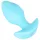 Cuties Mini - plug anal vibrant - silicone bleu