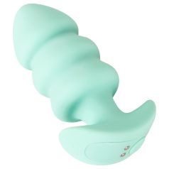 Cuties Mini - plug anal vibrant à boules - silicone vert