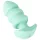Cuties Mini - plug anal vibrant à boules - silicone vert