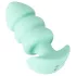 Cuties Mini - plug anal vibrant à boules - silicone vert