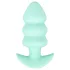 Cuties Mini - plug anal vibrant à boules - silicone vert
