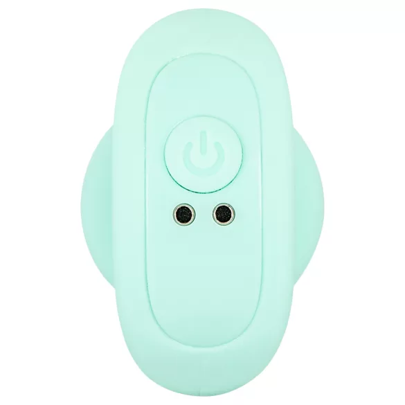 Cuties Mini - plug anal vibrant à boules - silicone vert